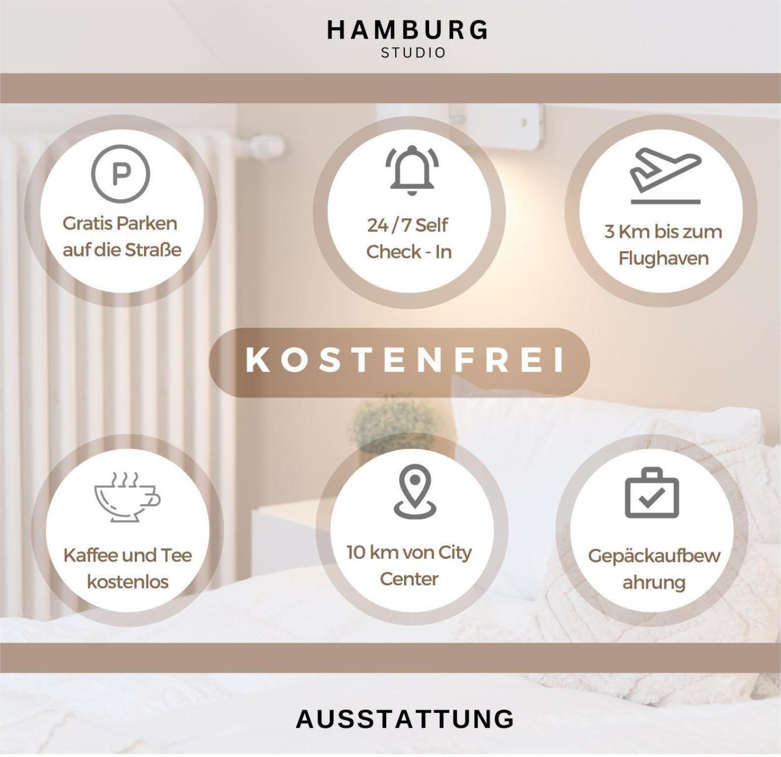 Hamburg Studio Fuer Bis Zu 4 Personen Екстериор снимка